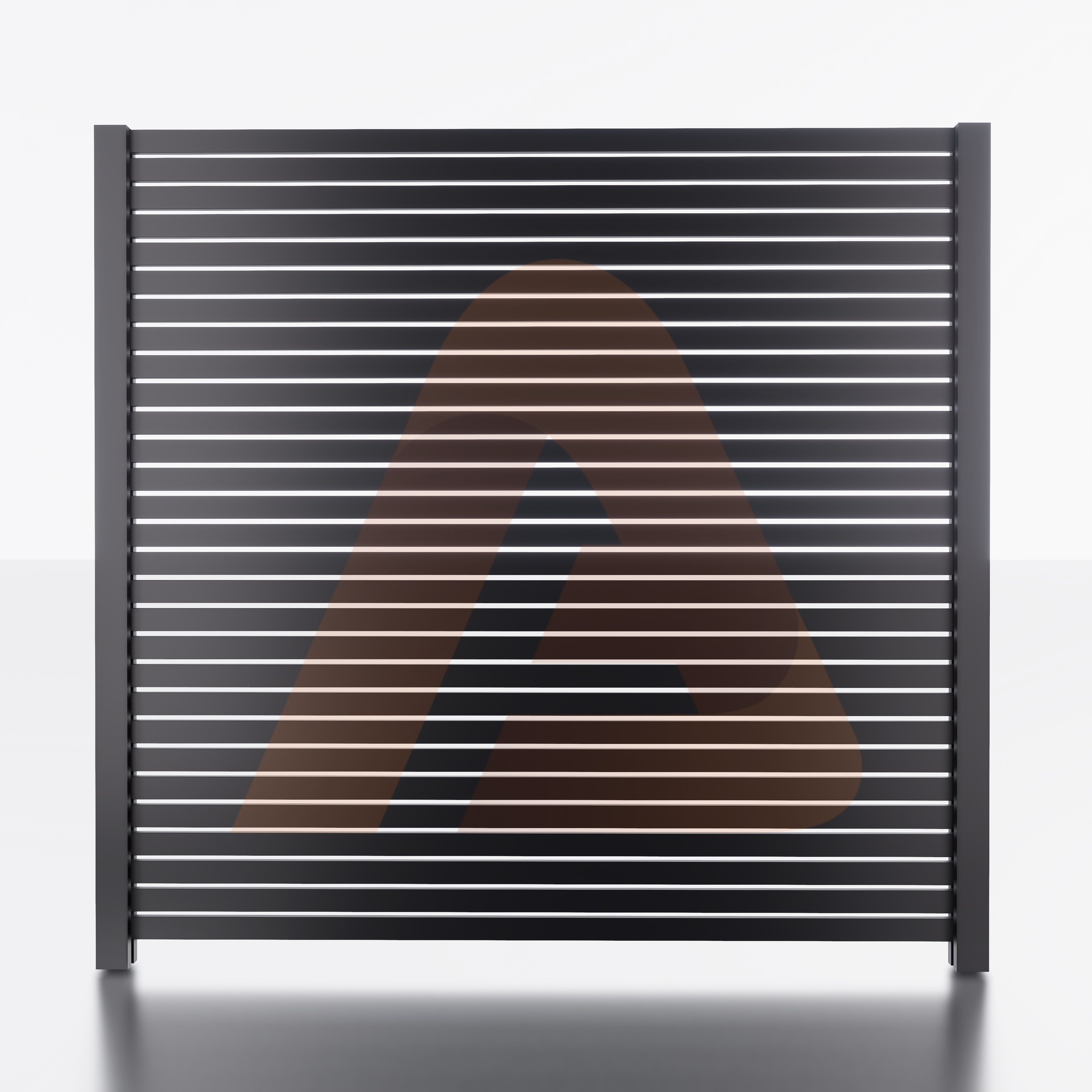 Fence company in Los Angeles - Alu fence logo - alu 20 fence black