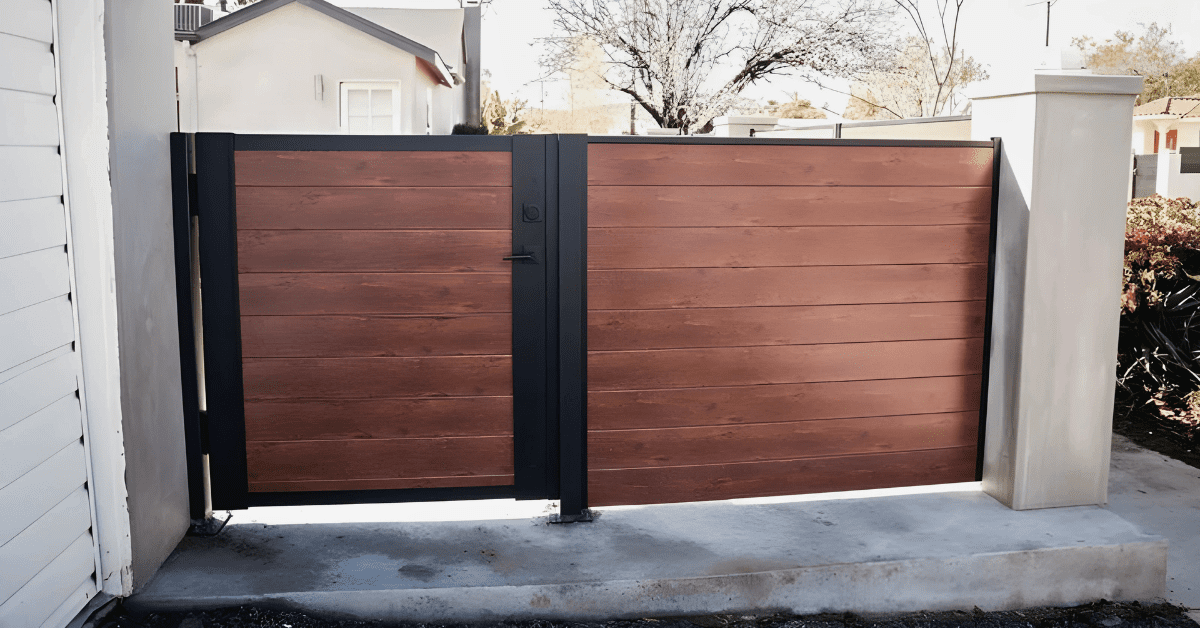 Gate detail 10-1 wide