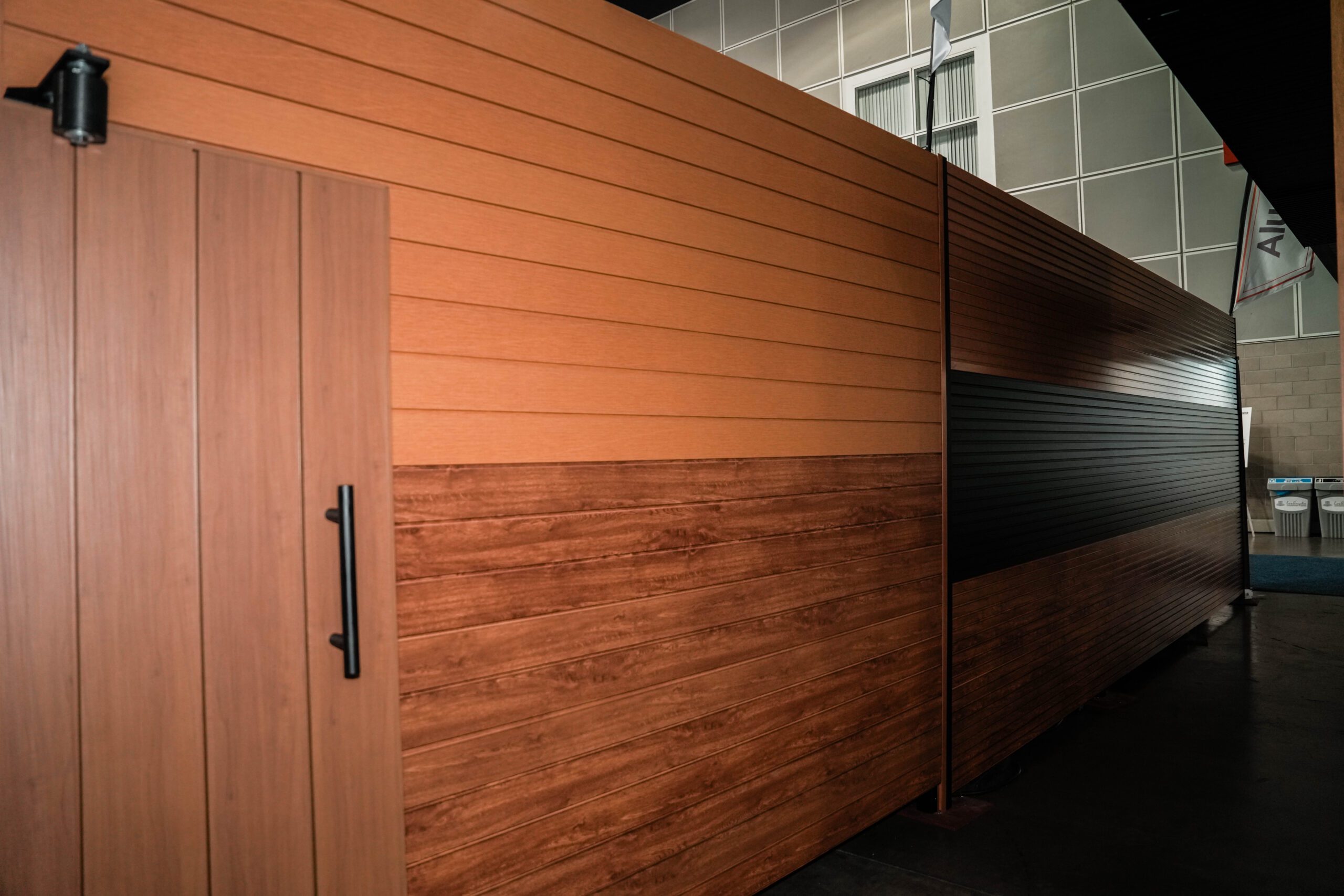 Exterior wall cladding installation photo