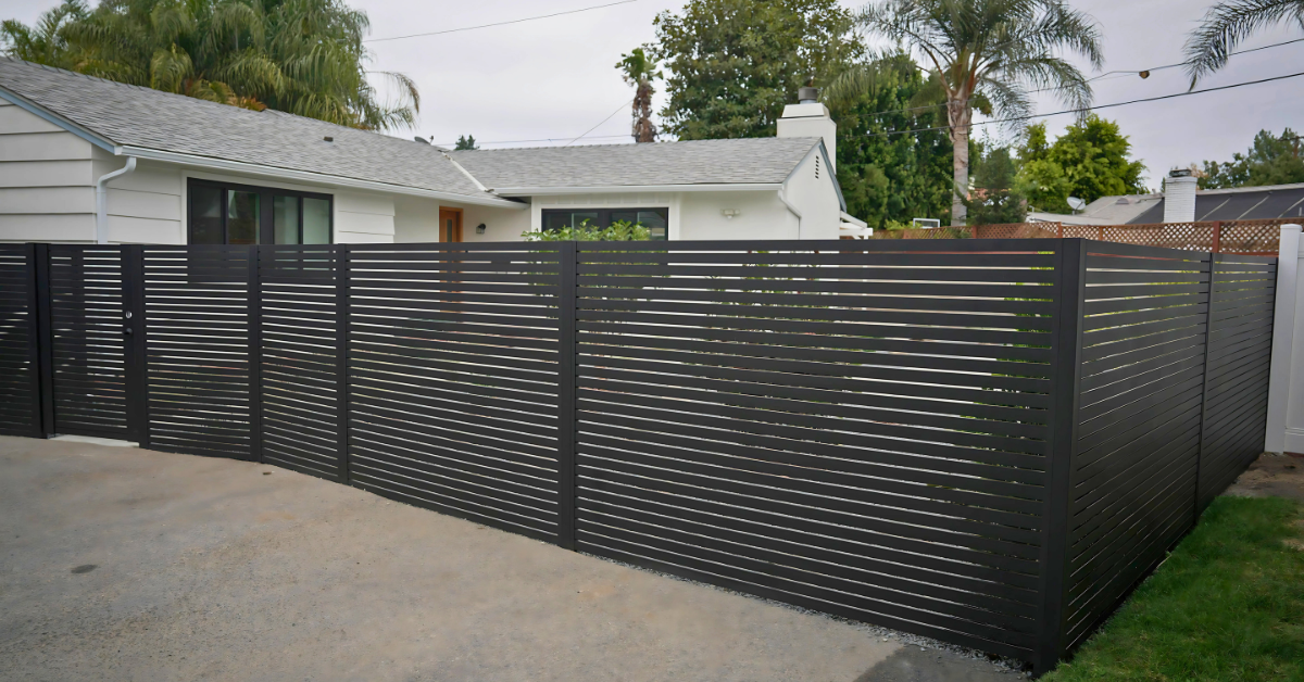 DIY aluminum fence kit