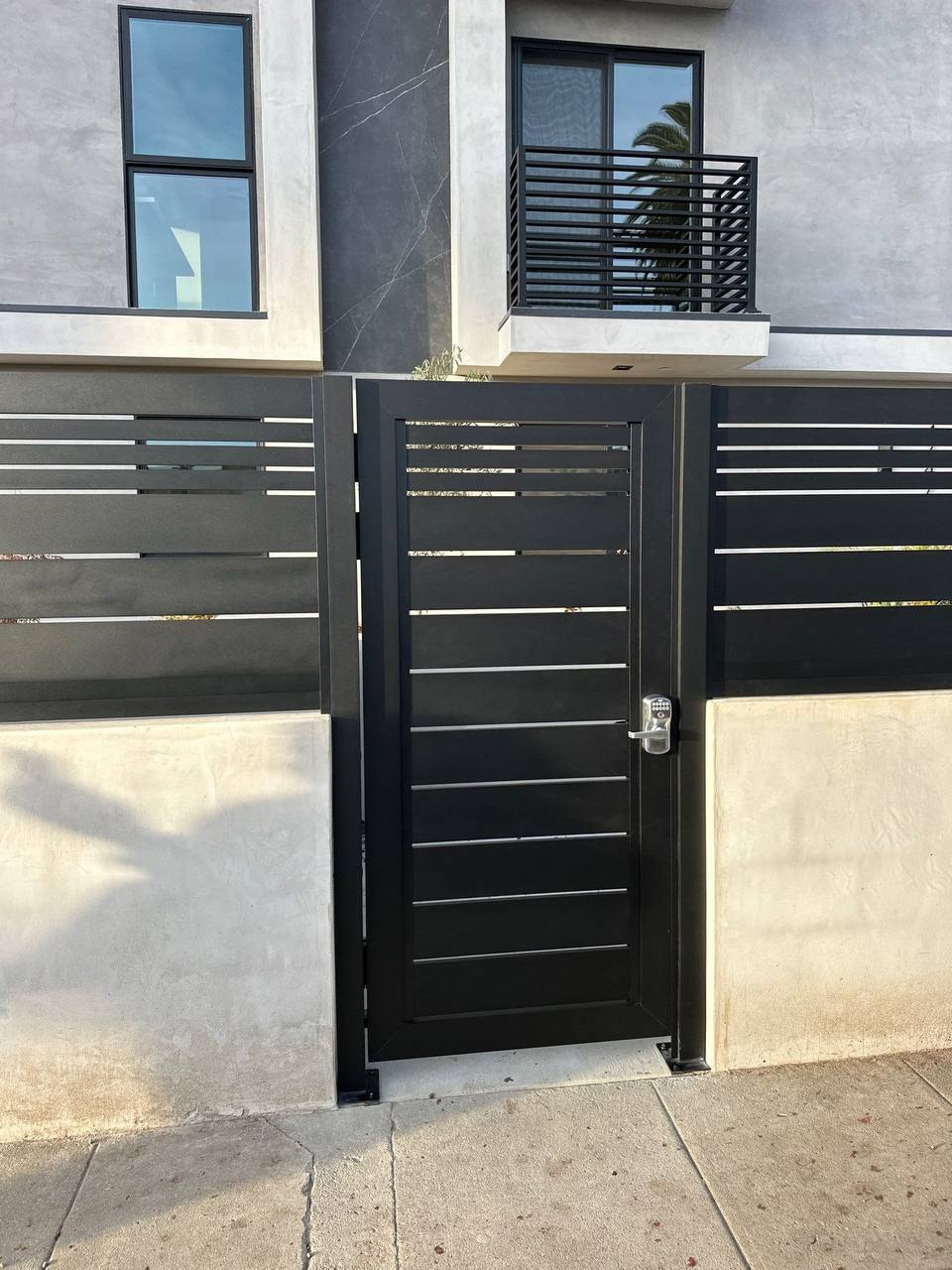 Modern architectural residence with premium exterior approach