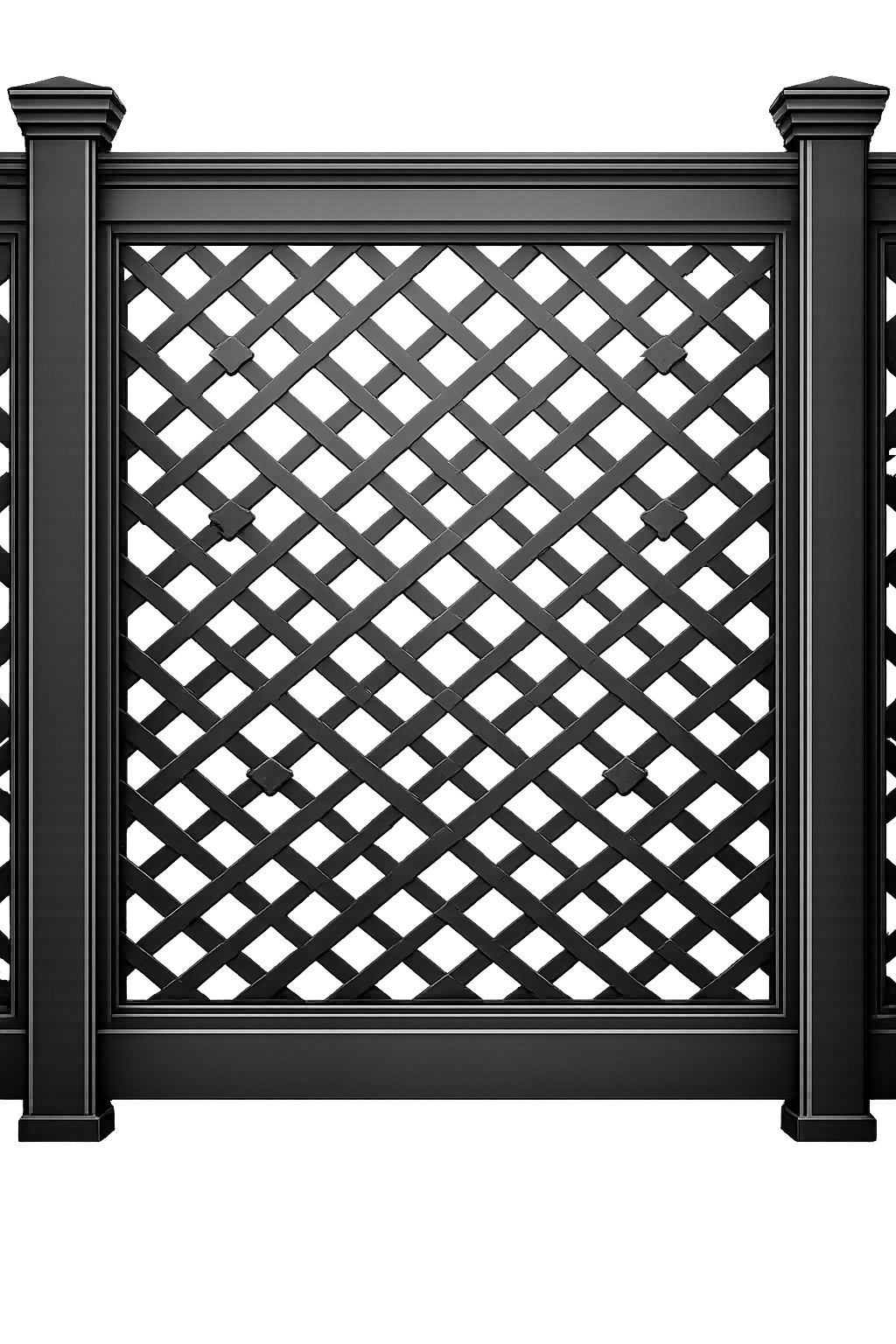 Composite fence board texture detail