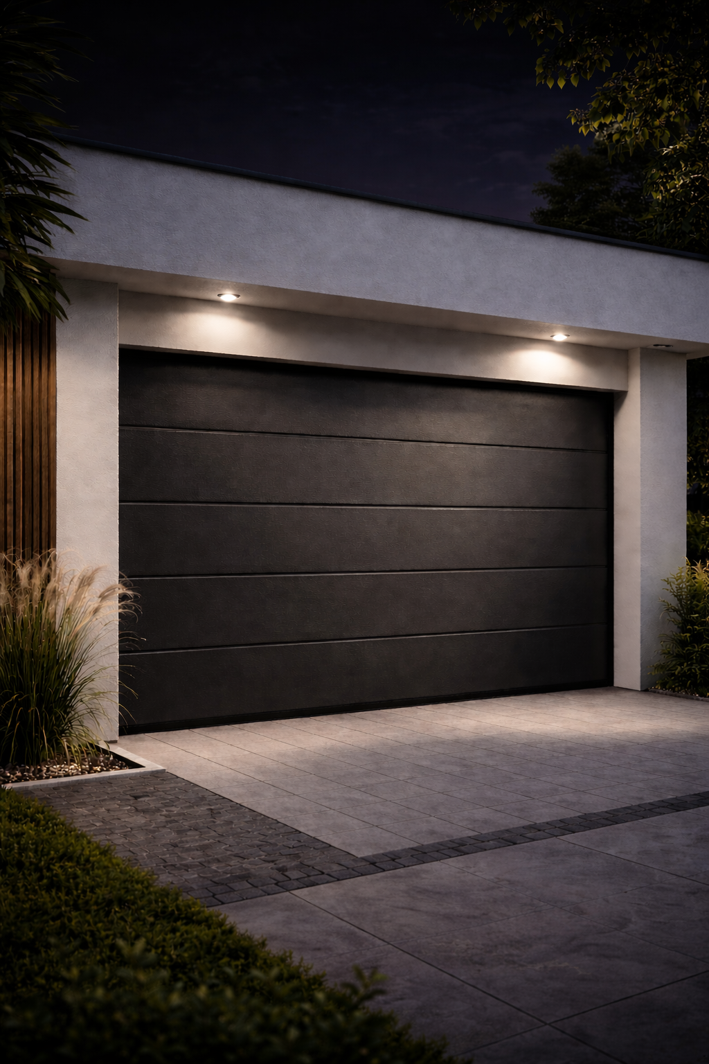 Garage gate design detail