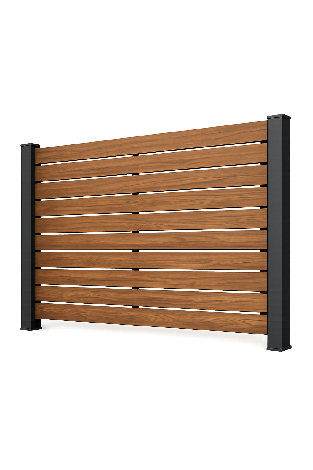 Wood fence design detail