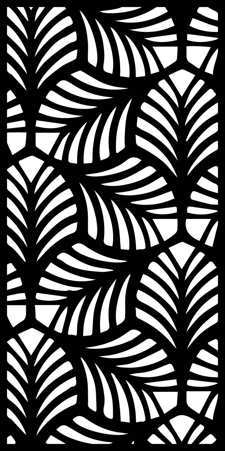 Custom aluminum decorative panels used in gate and divider applications