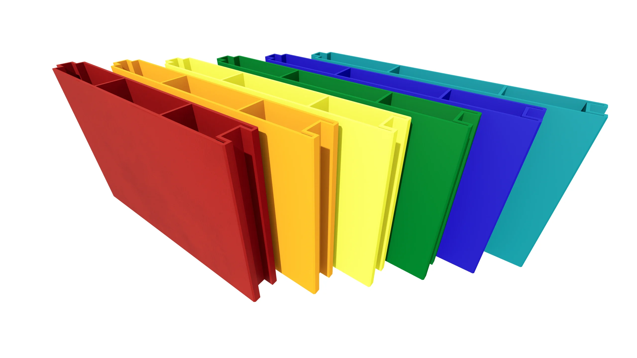 ALU-60 custom color slat profile
