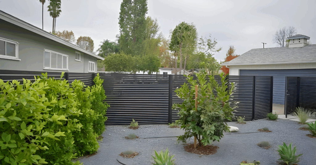 Custom Finishes Make Aluminum More Than a Basic Privacy Fence