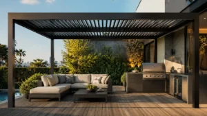 ALU LINEA™ Architectural Slat Patio System