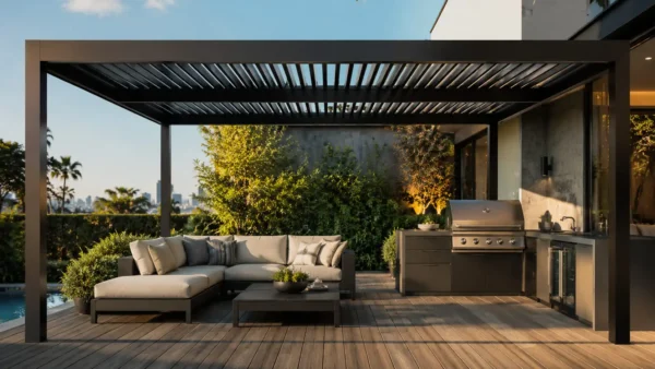 ALU LINEA™ Architectural Slat Patio System