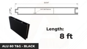 ALU 60 T&G Slat 0.047 THK x 8ft – BL