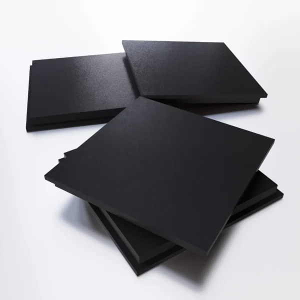 4 in. Flat Press Cap – Black