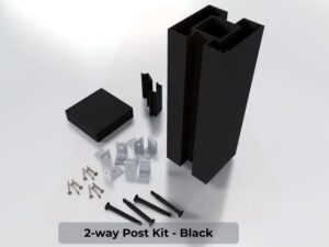 (Fence Box) 2.75 2-way Post Kit 8 ft