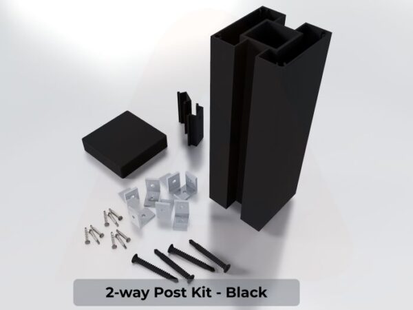 Boxed 2.75 in. 2-Way Post Kit 8 ft