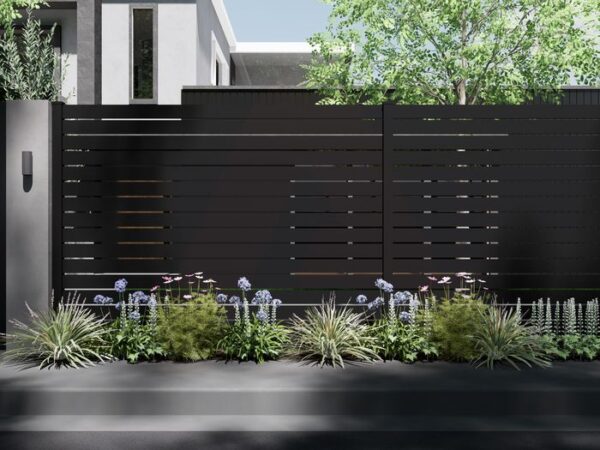 ALU 40 2-Way Post Fence Kit 8 ft W x 6 ft H, 1/2 in. Gap