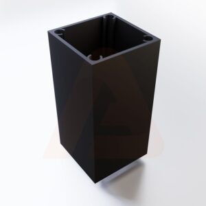 3×3 in. x 6ft. Square Post (.090 Thk) – Black