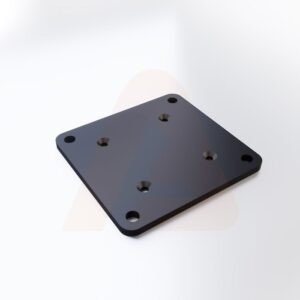 2.75 in. 2-Way Post Base Plate – Black