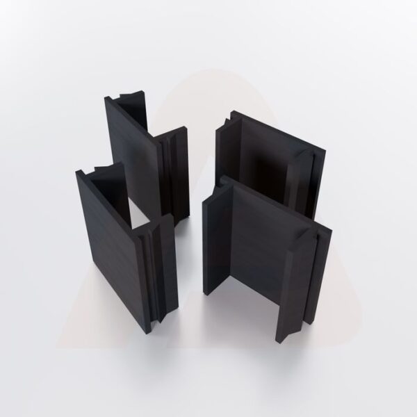 Channel Cover Spacers 4 in. – Black