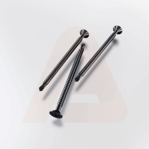 #14 x 2 in. Stainless Steel Screw – Black